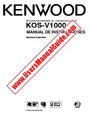 Visualizza KOS-V1000 pdf Manuale utente spagnolo (EV).