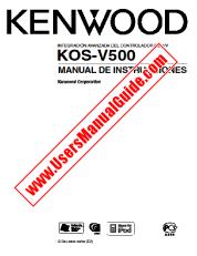 Ver KOS-V500 pdf Español (EV) Manual de usuario