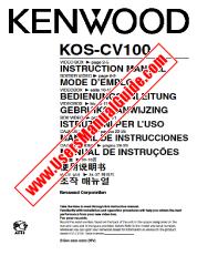 View KOS-CV100 pdf English, French, German, Dutch, Italian, Spanish, Portugal, Chinese, Korea User Manual