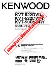 Ver KVT-522DVDY pdf Manual de usuario en francés