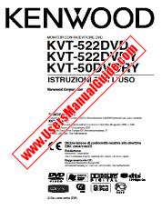 View KVT-522DVDY pdf Italian User Manual