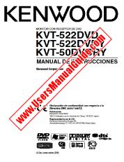 View KVT-522DVD pdf Spanish User Manual