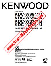 Ansicht KDC-W6541U pdf Englisch Benutzerhandbuch