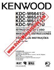 Ansicht KDC-W6541U pdf Italienisch, Spanisch, Portugal Benutzerhandbuch