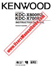 Ansicht KDC-X7009U pdf Englisch Benutzerhandbuch