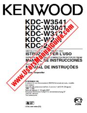View KDC-W3041 pdf Italian, Spanish, Portugal User Manual