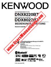 Voir DNX8220BT pdf Mode d'emploi allemand