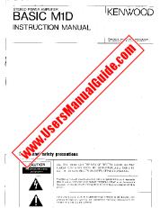 Ver BASICM1D pdf Manual de usuario en inglés (EE. UU.)