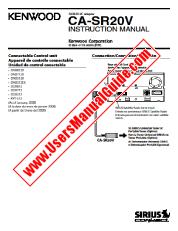 Ver CA-SR20V pdf Manual de usuario en inglés (EE. UU.)