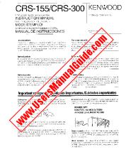 Vezi CRS-155 pdf Engleză (SUA) Manual de utilizare