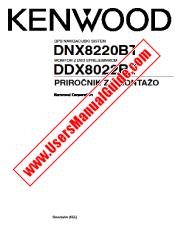 View DNX8220BT pdf Slovene(INSTALLATION) User Manual