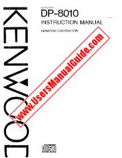 Vezi DP-8010 pdf Engleză (SUA) Manual de utilizare