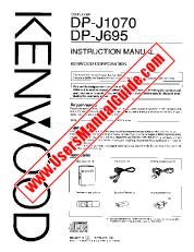 Ver DP-J695 pdf Manual de usuario en inglés (EE. UU.)