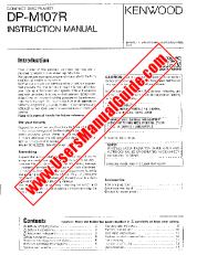 Vezi DP-M107R pdf Engleză (SUA) Manual de utilizare