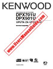 Ver DPX701U pdf Manual de usuario croata