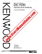 Ver DX-7030 pdf Manual de usuario en inglés (EE. UU.)