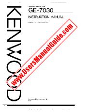 Ver GE-7030 pdf Manual de usuario en inglés (EE. UU.)