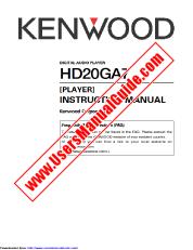 Ver HD20GA7 pdf Manual de usuario en ingles