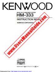 Ver HM-333 pdf Manual de usuario en inglés (EE. UU.)