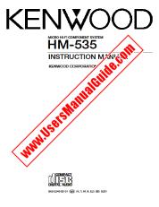 Ver HM-535 pdf Manual de usuario en inglés (EE. UU.)
