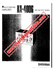 Ver KA-4006 pdf Manual de usuario en inglés (EE. UU.)