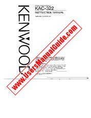 Vezi KAC-322 pdf Engleză (SUA) Manual de utilizare