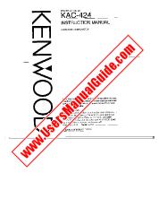 Vezi KAC-424 pdf Engleză (SUA) Manual de utilizare