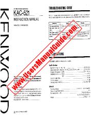 Vezi KAC-521 pdf Engleză (SUA) Manual de utilizare