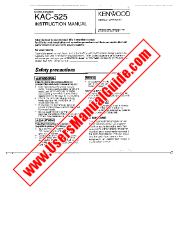 View KAC-525 pdf English (USA) User Manual