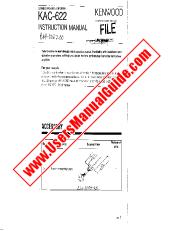 Ver KAC-622 pdf Manual de usuario en inglés (EE. UU.)