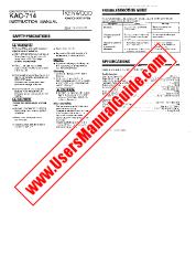 Vezi KAC-714 pdf Engleză (SUA) Manual de utilizare
