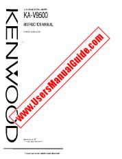 Vezi KA-V9500 pdf Engleză (SUA) Manual de utilizare