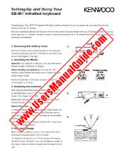 Ver KB-IR1 pdf Manual de usuario en inglés (EE. UU.)