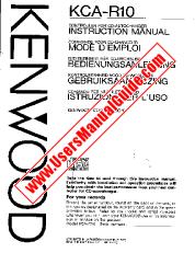 Vezi KCA-R10 pdf Engleză (SUA) Manual de utilizare