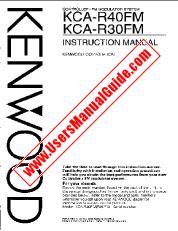 Ver KCA-R40FM pdf Manual de usuario en inglés (EE. UU.)