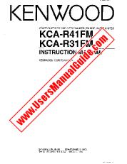 Ansicht KCA-R31FM pdf Englisch (USA) Benutzerhandbuch