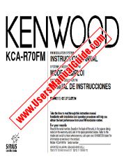 Vezi KCA-R70FM pdf Engleză (SUA) Manual de utilizare