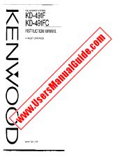 Ver KD-491F pdf Manual de usuario en inglés (EE. UU.)