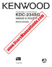 Voir KDC-234SG pdf Tchèque Manuel de l'utilisateur