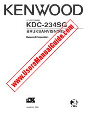 Ver KDC-234SG pdf Manual de usuario en sueco