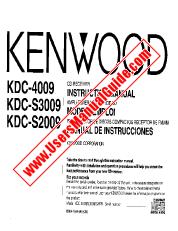 Ver KDC-4009 pdf Manual de usuario en inglés (EE. UU.)