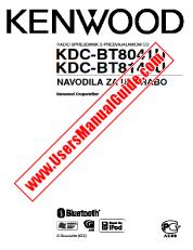 Ansicht KDC-BT8041U pdf Slowenisches Benutzerhandbuch