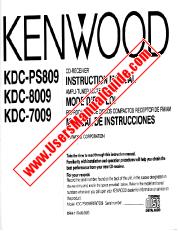 View KDC-PS809 pdf English (USA) User Manual