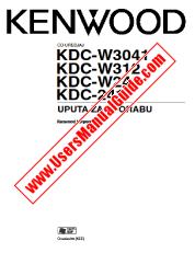 Ver KDC-W3041 pdf Manual de usuario croata