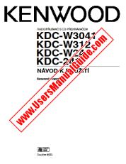 Ver KDC-W312 pdf Manual de usuario checo