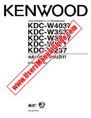 Voir KDC-W4037 pdf Tchèque Manuel de l'utilisateur
