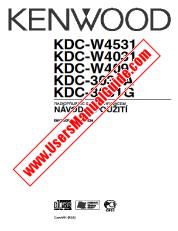 View KDC-W409 pdf Czech User Manual