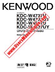 Ver KDC-W4537UY pdf Manual de usuario croata