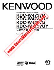 Ver KDC-W4737UY pdf Manual de usuario checo