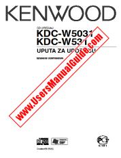 Voir KDC-W531 pdf Croate Mode d'emploi